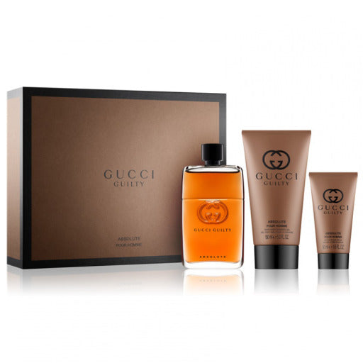 Gucci Guilty Absolu 3-Piece Set 3.0oz Men EDT Spray by Gucci