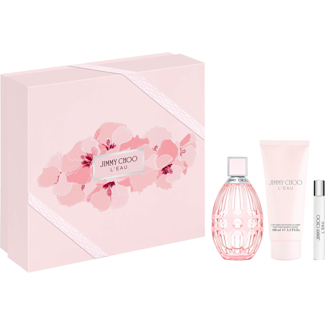 Jimmy Choo L'Eau 3-Piece Set 3.0oz Women EDT Spray by Jimmy Choo