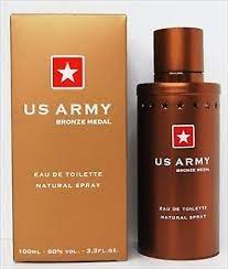 US Army Bronze 3.4oz Men EDT Spray by US Army
