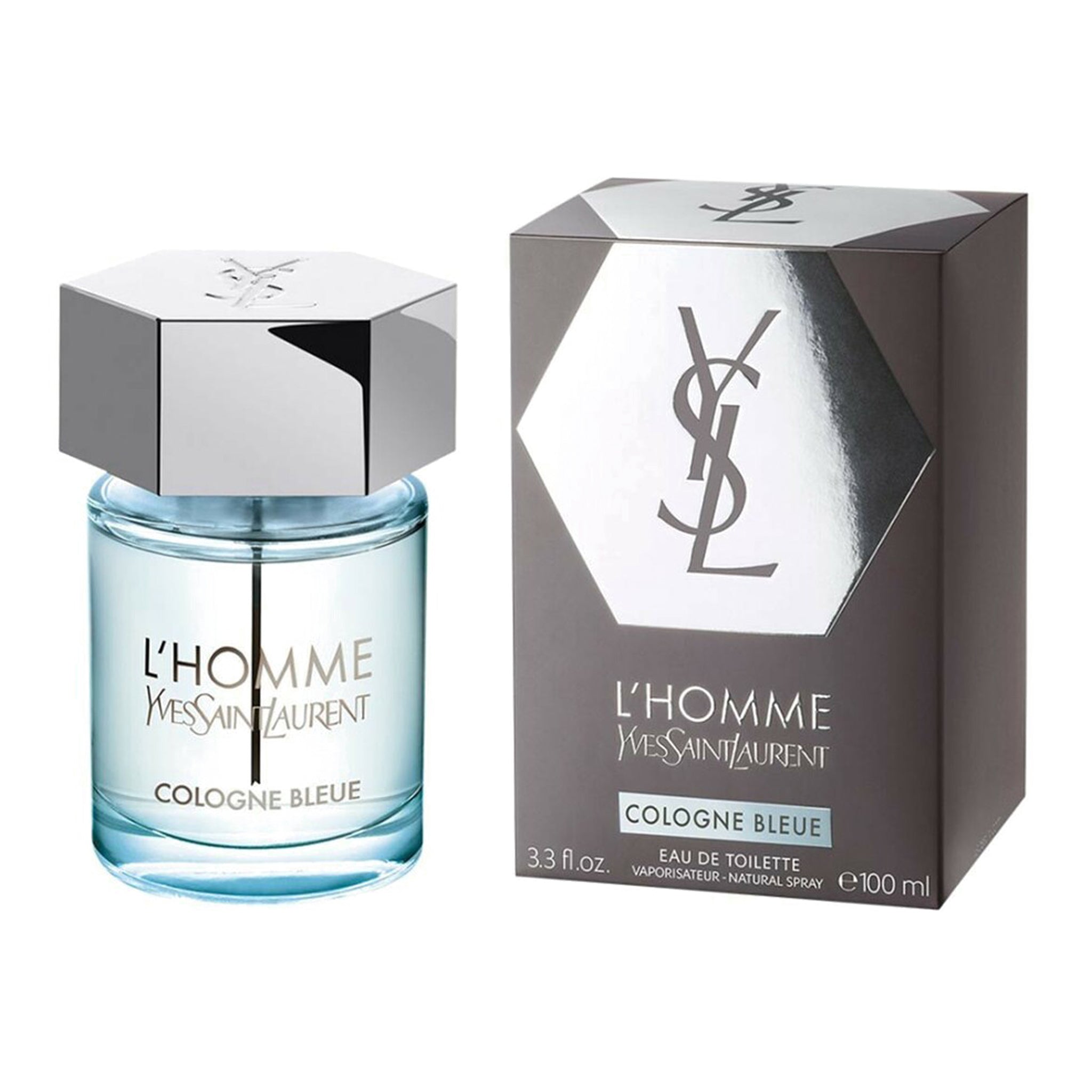 Yves Saint Laurent L'Homme Cologne Bleue 3.3oz Men EDT Spray by Yves Saint Laurent