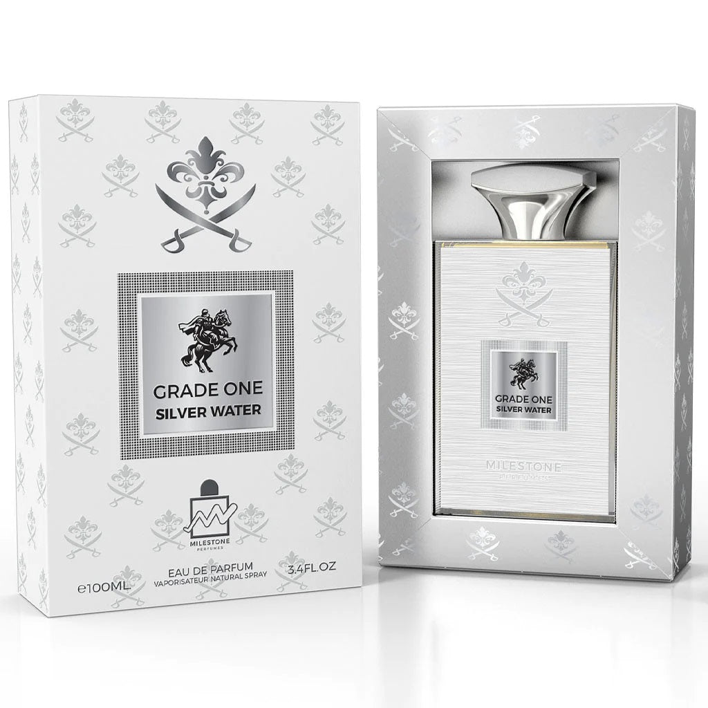 Milestone Grade One Silver Water 3.4oz Men EDP Spray by Milestone