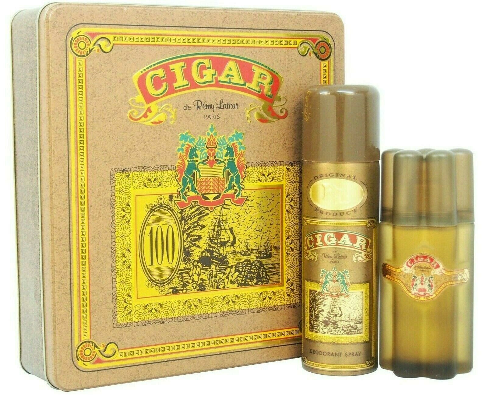 Remy Latour Cigar 2-Piece Set 3.3oz Men EDT Spray by Remy Latour