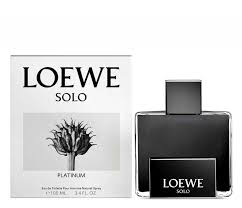 Loewe Solo Platinum 3.4oz Men EDT Spray by Loewe