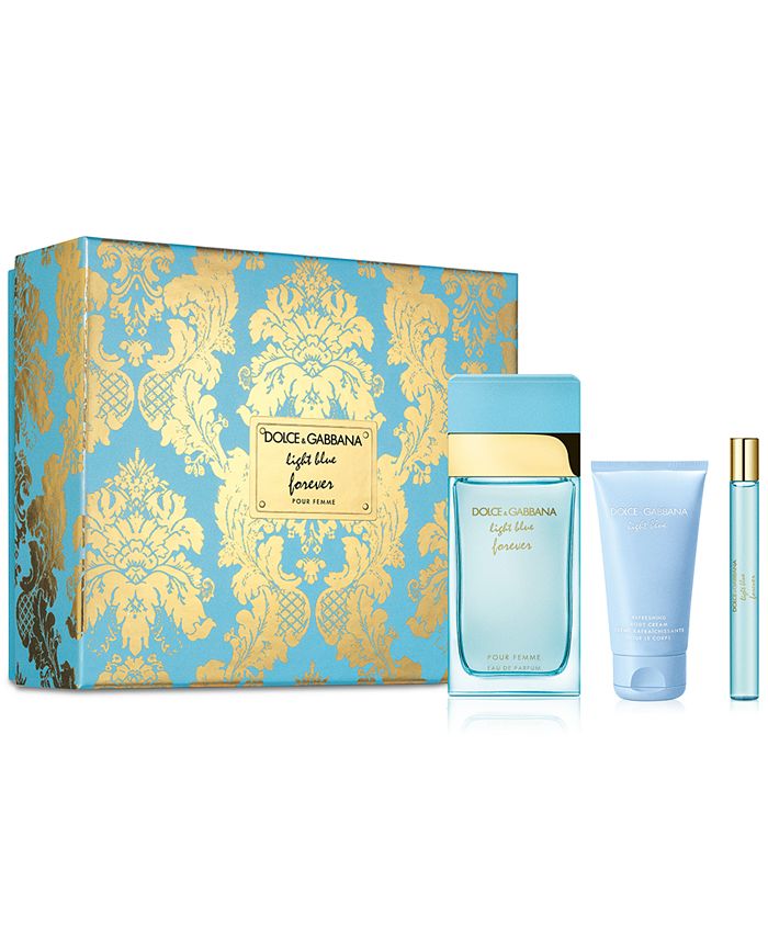 Dolce & Gabbana Light Blue Forever 3-Piece Set 3.3oz Women EDP Spray by Dolce & Gabbana