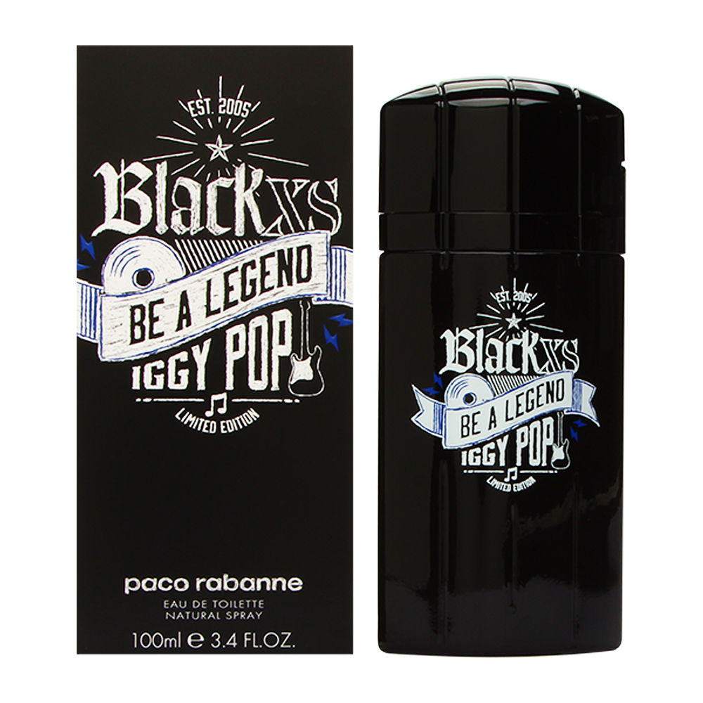 Xs Black Legend 3.4oz Men EDT Spray by Paco Rabanne