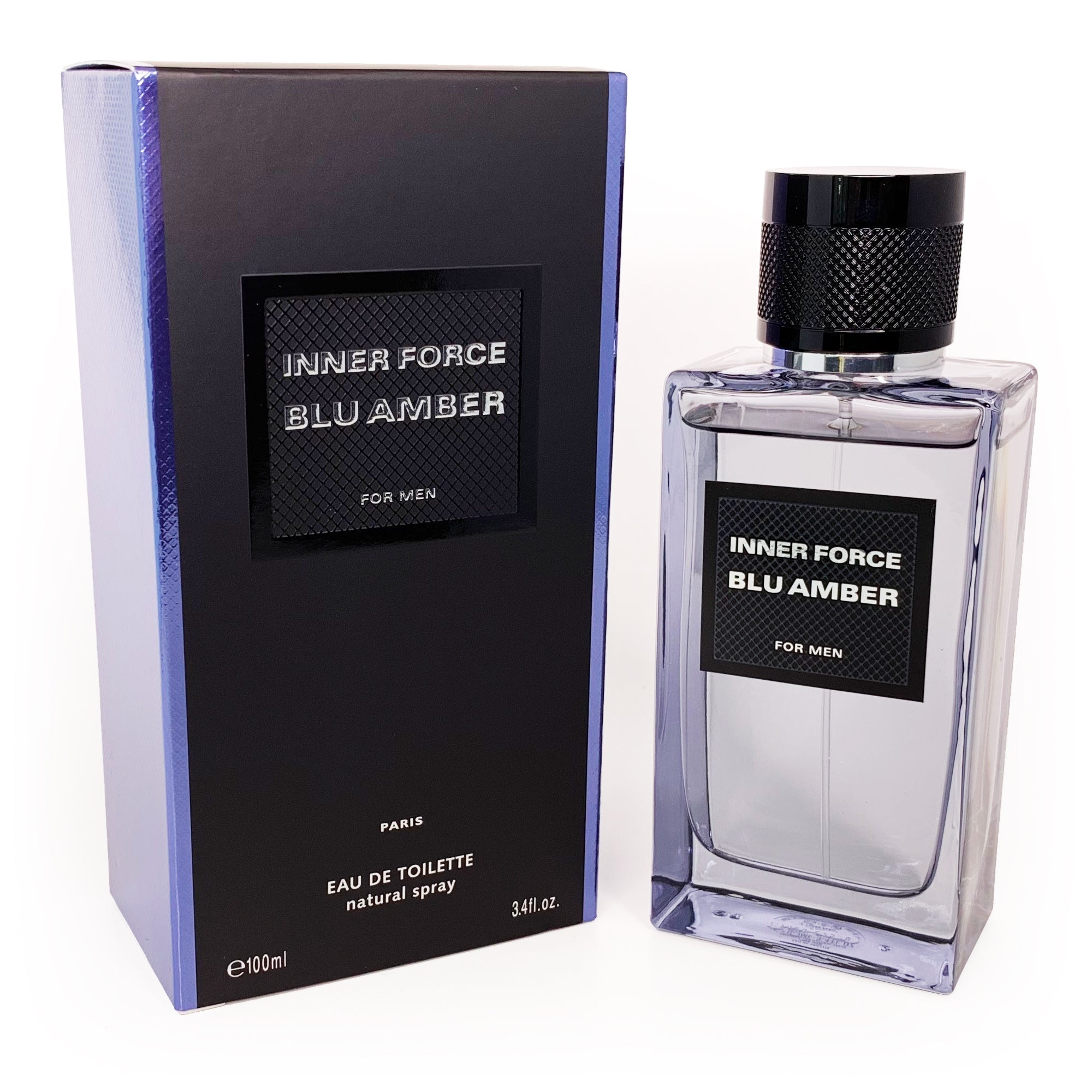 Glenn Perri Inner Force Blu Amber 3.4oz Men EDT Spray by Glenn Perri