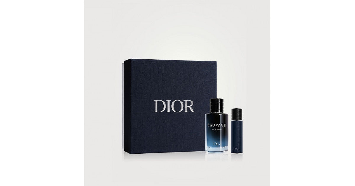 Christian Dior Sauvage 2-Piece Set 3.4oz Men EDP Spray by Christian Dior