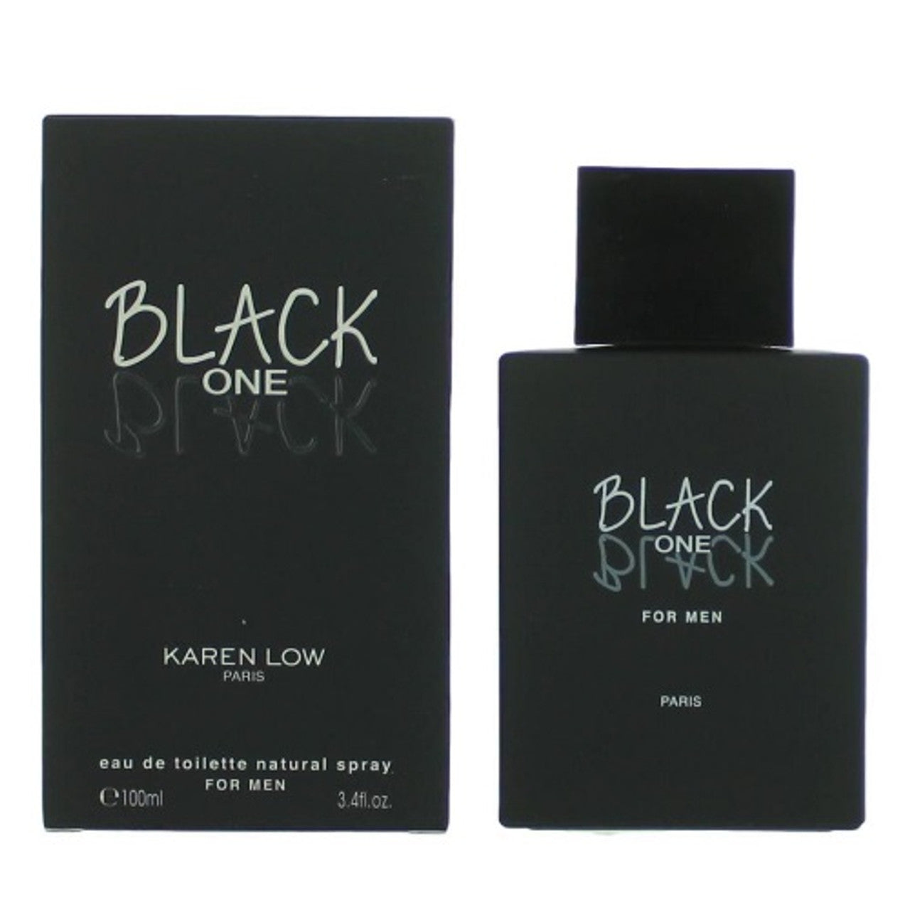 Black One Black 3.4oz Men EDT Spray by Geparlys