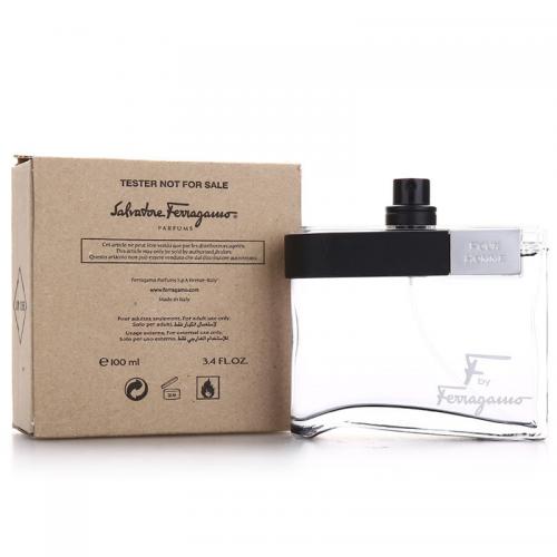 F By Ferragamo 3.4oz Men EDT Spray Tester by Salvatore Ferragamo