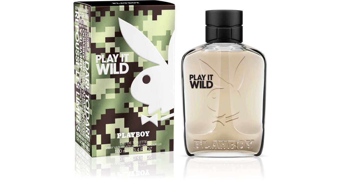 Playboy Play Wild 3.4oz Men EDT Spray by Playboy