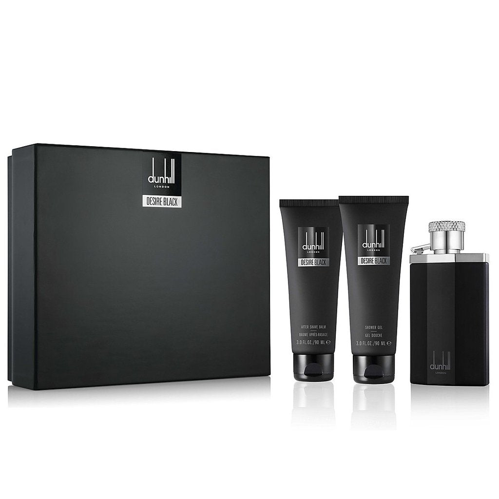 Desire Black 3-Piece Set 3.4oz Men EDT by Alfred Dunhill