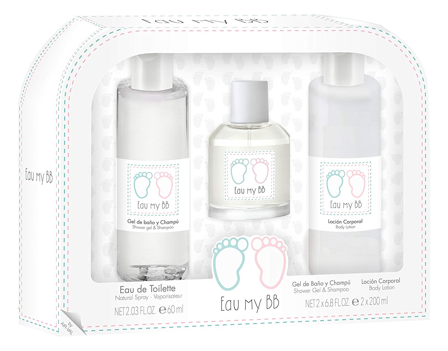 Eau My Bb 3-Piece Set 2.0oz Kids EDT Spray by Air Val