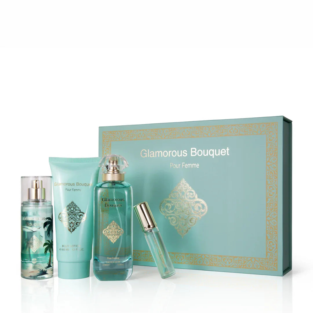 Glamorous Bouquet 4-Piece Set By Mush Mush 3.4oz For Women EDP Spray