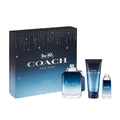 Coach Blue 3-Piece Set 3.3oz Men EDT Spray by Coach