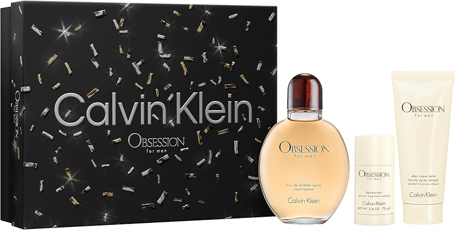 Calvin Klein Obsession 3- Piece Set 4.0oz Men EDT Spray by Calvin Klein