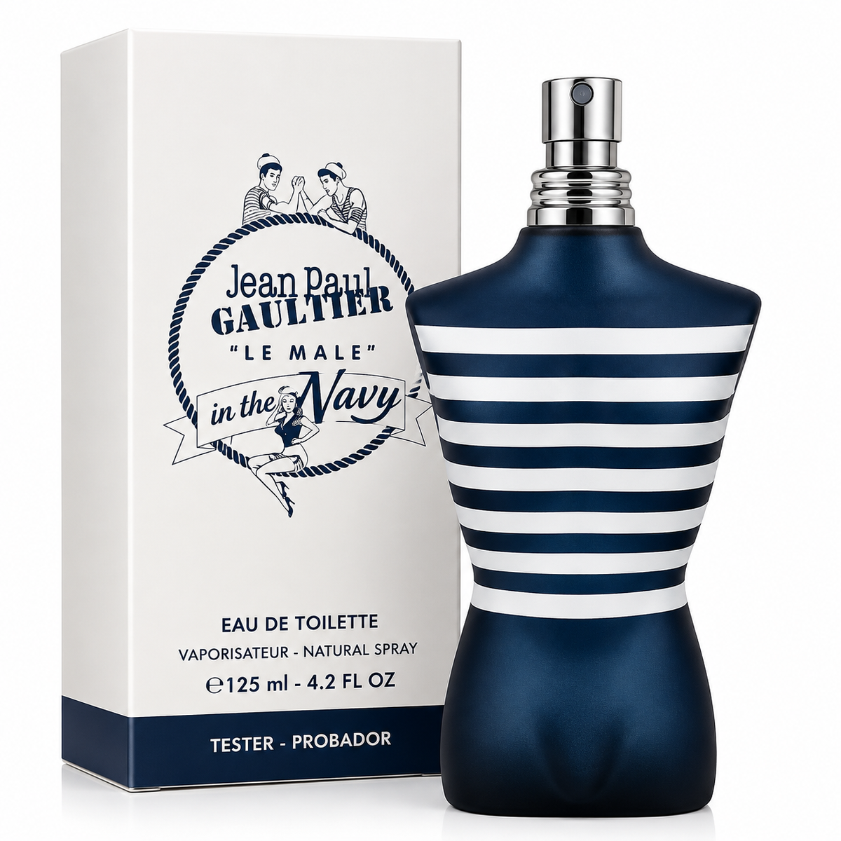 Le Male In The Navy by Jean Paul Gaultier 4.2oz Men EDT Tester