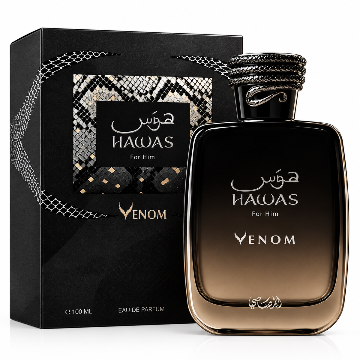 Hawas Venom by Rasasi 3.38oz Unisex EDP Spray