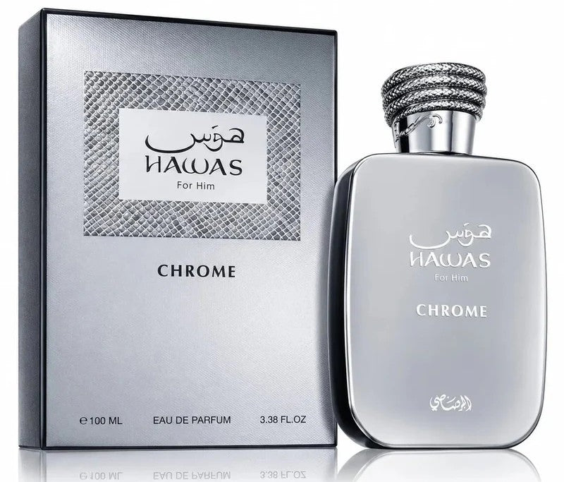 Hawas Chrome By Rasasi 3.38oz Unisex EDP Spray