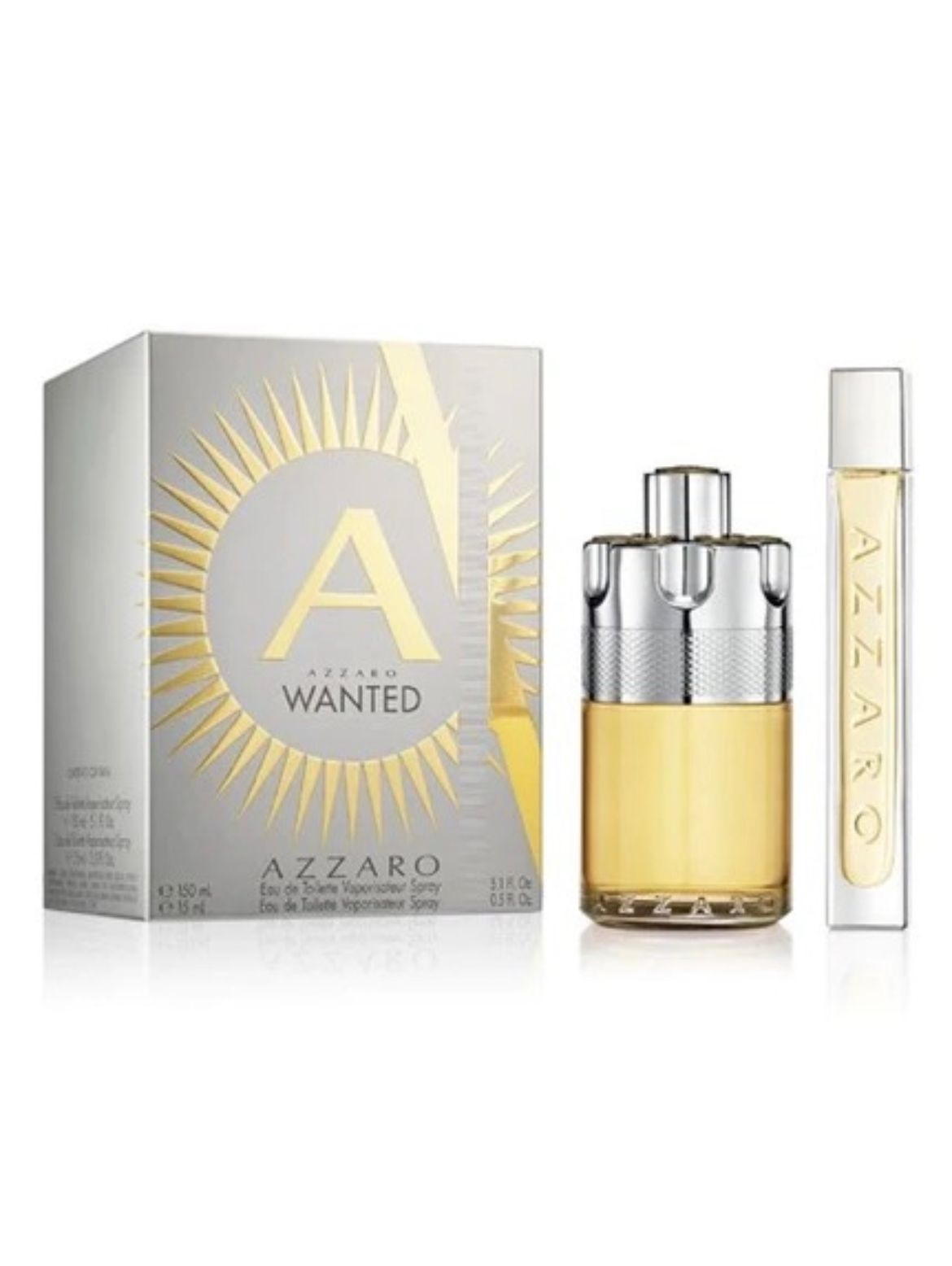 Azzaro Wanted 2-Piece Set 5.1oz Men EDT Spray by Azzaro