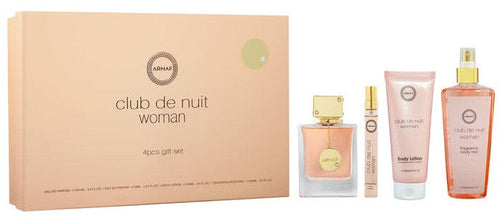 Armaf Club De Nuit 4-Piece Set 3.6oz Women EDP by Armaf
