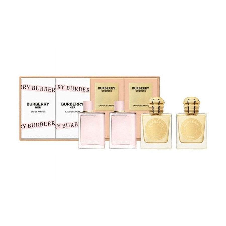 Burberry Her Mini 4-Piece Set 0.16oz Women EDP Splash by Burberry