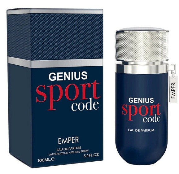 Emper Genius Sport Code 3.4oz Men EDP Spray by Emper