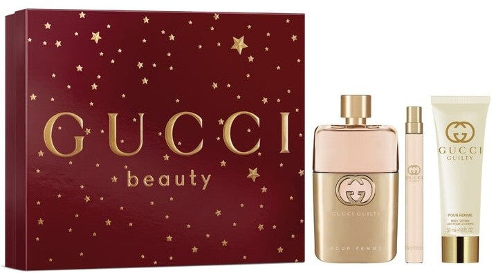 Gucci Guilty 3-Piece Set 3.0oz Women EDP Spray by Gucci