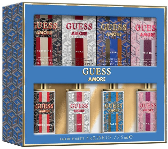 Amore Mini Set By Guess 4x0.5oz For Women EDP Spray