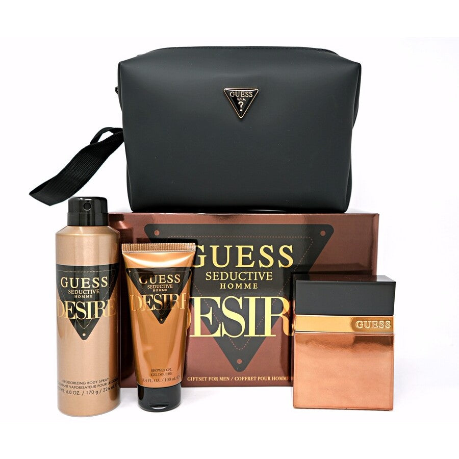 Seductive Desire 4-Piece Set by Guess 3.4oz Men EDT Spray