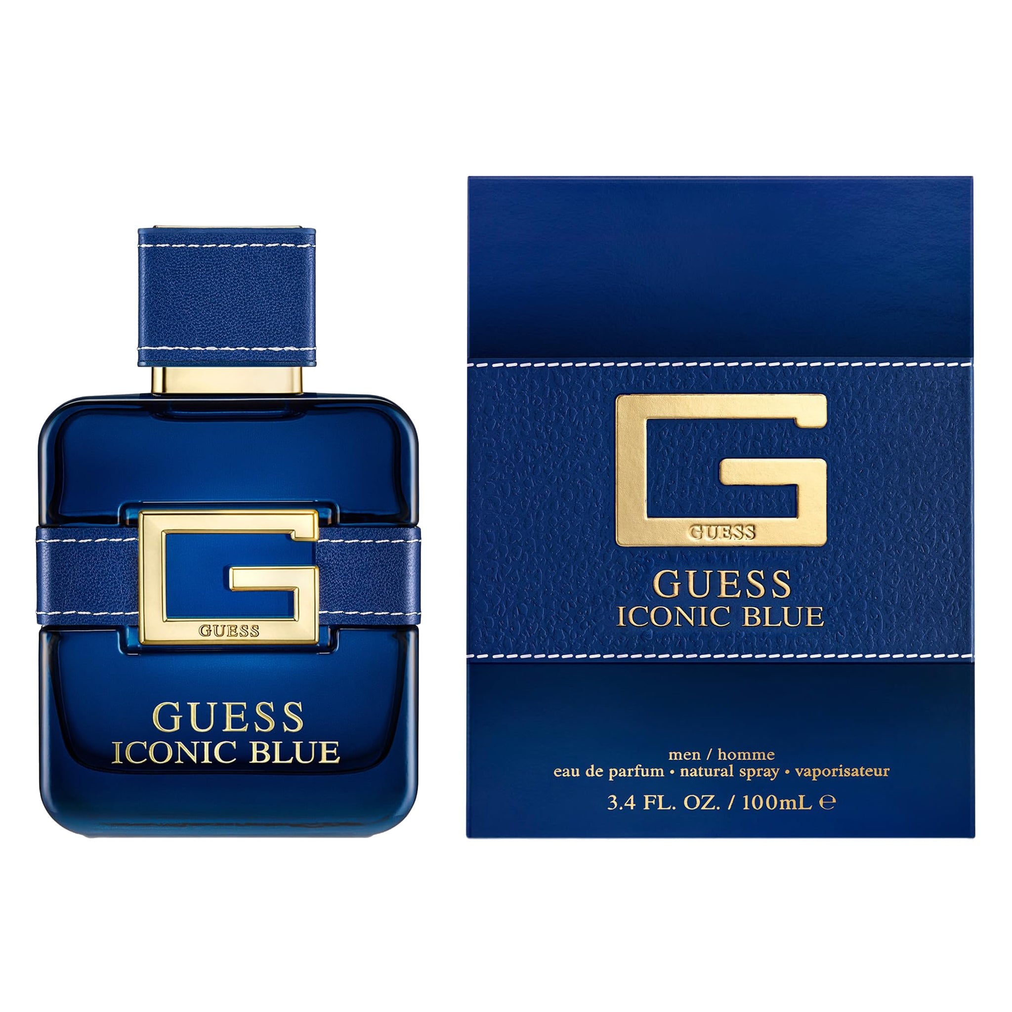 Guess Iconic Blue 3.4oz Men EDP Spray by Guess