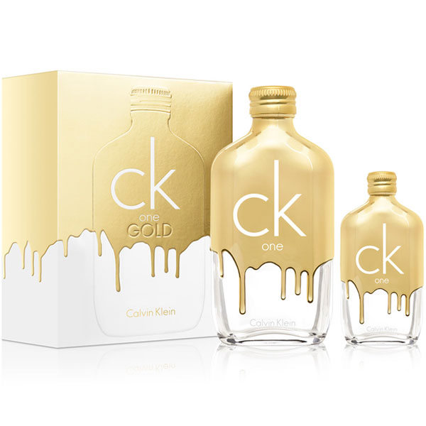 Calvin Klein Ck One Gold 2-Piece Set 6.7oz Unisex EDT Spray by Calvin Klein