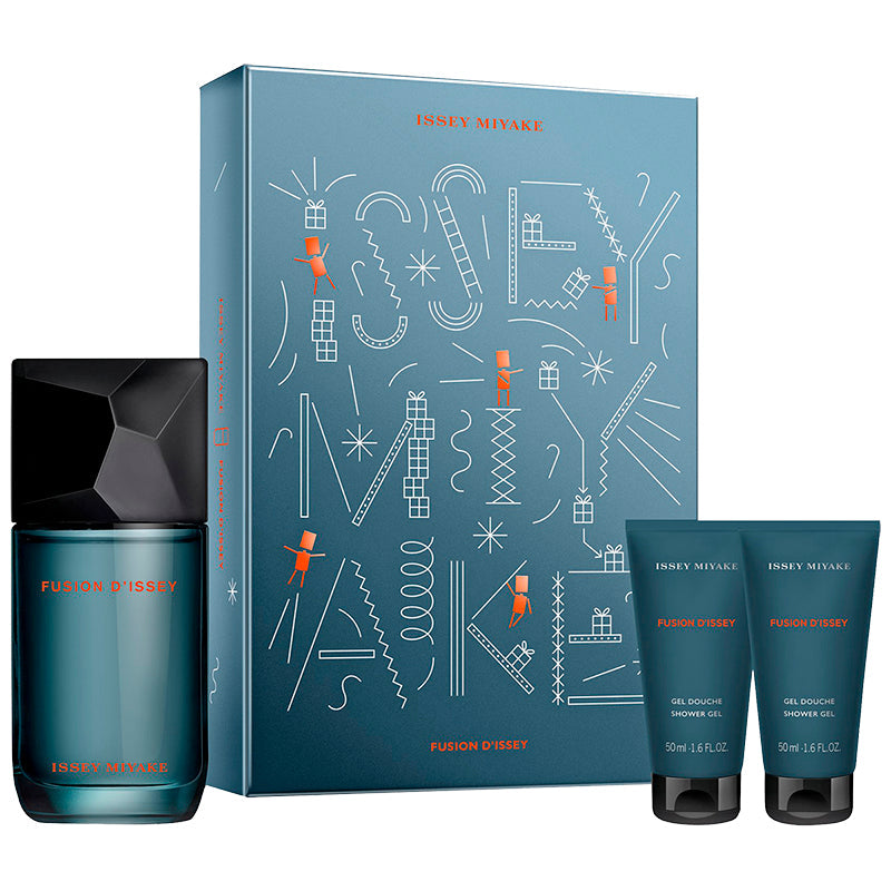 Issey Miyake Fusion 3-Piece Set 3.3oz Men EDT Spray by Issey Miyake