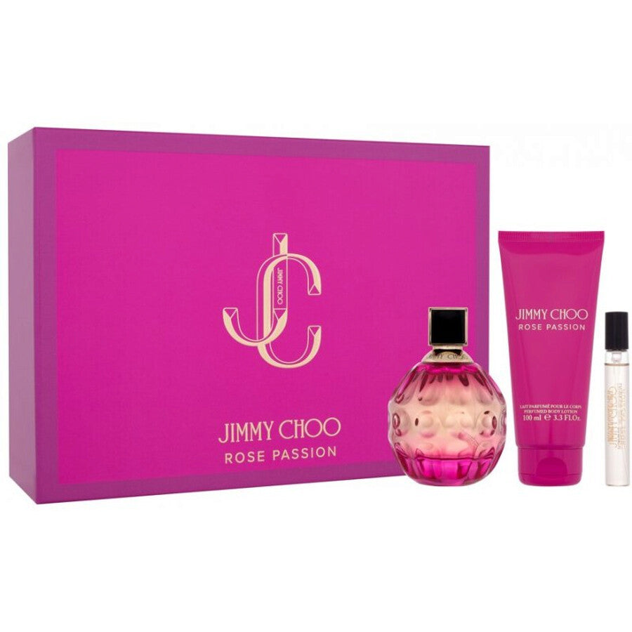 Jimmy Choo Rose Passion 3-Piece Set 3.3oz Women EDP Spray by Jimmy Choo