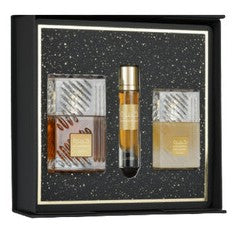 Lattafa Khamrah 3-Piece Set 3.4oz Unisex EDP Spray by Lattafa