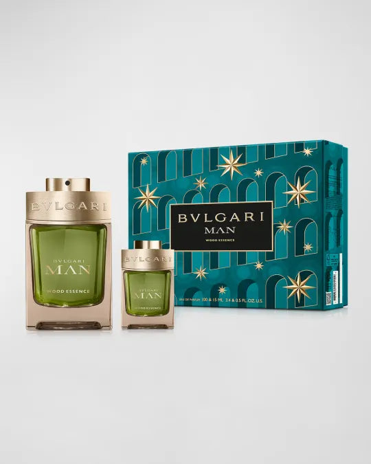 Bvlgari Man Wood 2-Piece Set 3.4oz Men EDP Spray by Bvlgari