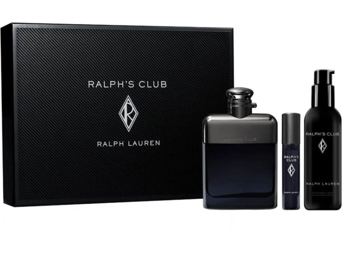 Ralph Lauren Ralph's Club 3-Piece Set 3.4oz Men EDP Spray by Ralph Lauren